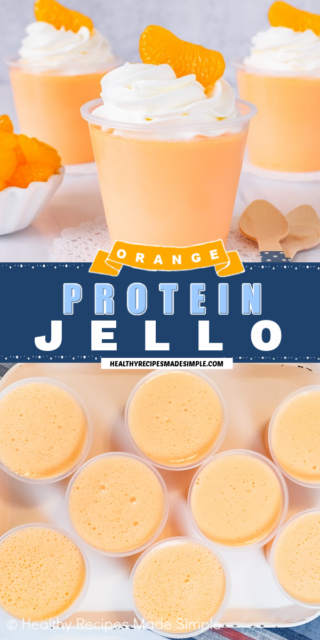 Low Carb Orange Creamsicle Protein Jello Healthy Recipes Made Simple