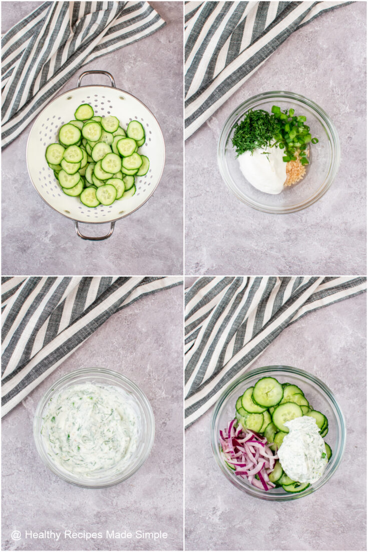 Dill Yogurt Cucumber Salad Healthy Recipes Made Simple