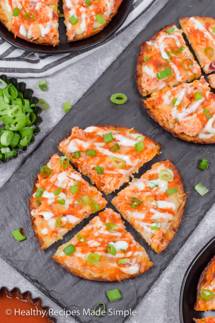 Buffalo Chicken Cauliflower Pizza Recipe Healthy Recipes Made Simple