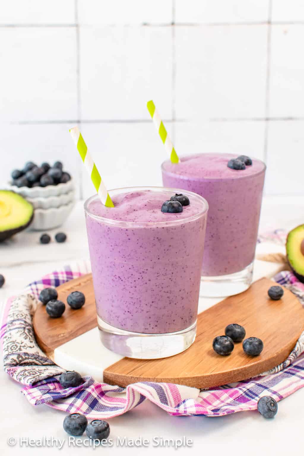 Blueberry Avocado Smoothie Healthy Recipes Made Simple