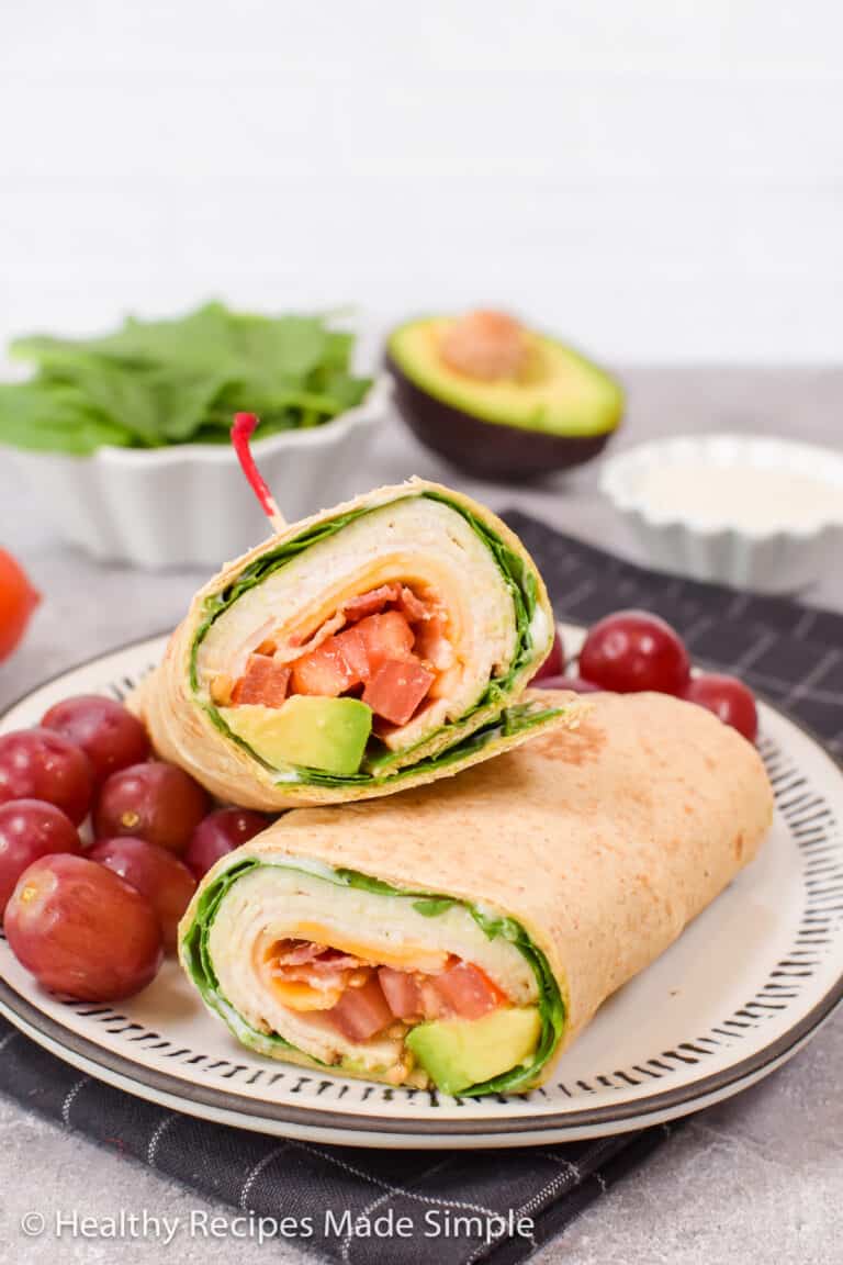 Low Carb Turkey Wrap - Healthy Recipes Made Simple